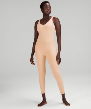 Lululemon Align™ Bodysuit 25" Jumpsuit Dam Beige | SE_LuLu19919