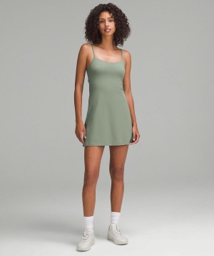 Lululemon Align™ Cami Strap Klänning Dam Gröna | SE_LuLu33661
