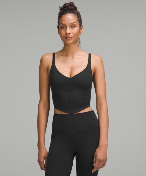 Lululemon Align™ Corset Skjorta Dam Svarta | SE_LuLu76889
