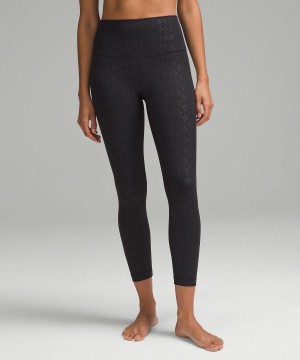 Lululemon Align™ High-Rise25" Byxor Dam Svarta | SE_LuLu44833