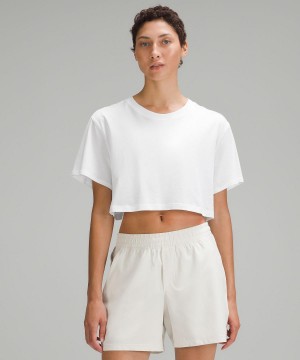Lululemon All Yours Cropped T-shirt Dam Vita | SE_LuLu25794