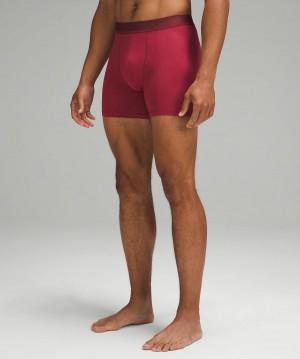 Lululemon Always In Motion Mesh Boxer 5" Underkläder Herr Röda | SE_LuLu66786