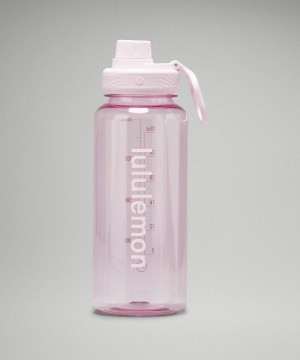 Lululemon Back to Life Clear Bottle 32oz Vattenflaskor Herr Rosa | SE_LuLu98317