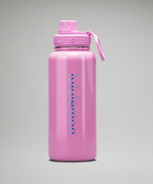 Lululemon Back to Life Sport Bottle 32oz Vattenflaskor Dam Rosa | SE_LuLu39392
