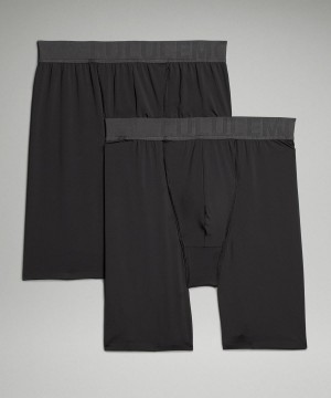 Lululemon Built to Move Long Boxer 7" Underkläder Herr Svarta Svarta | SE_LuLu29535