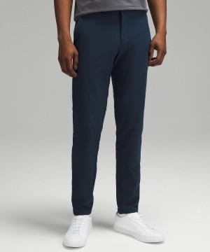 Lululemon Commission Slim-Fit 34" Långbyxor Herr Marinblå | SE_LuLu16447