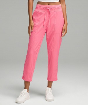 Lululemon Dance Studio Mid-Rise Cropped Byxor Dam Rosa | SE_LuLu49107