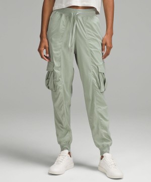 Lululemon Dance Studio Relaxed-Fit Mid-Rise Cargo Byxor Dam Gröna | SE_LuLu13799