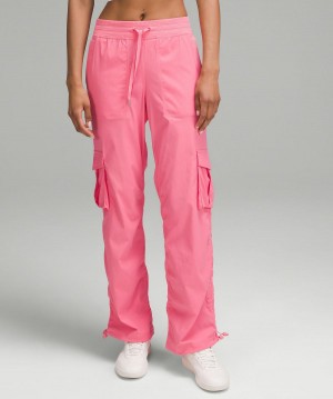 Lululemon Dance Studio Relaxed-Fit Mid-Rise Cargo Byxor Dam Rosa | SE_LuLu68706