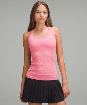 Lululemon Ebb to Street Skjorta Dam Rosa | SE_LuLu56472