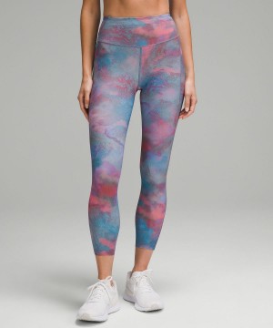 Lululemon Fast and Free High-Rise Tight 25” Pockets Byxor Dam Olika Färger | SE_LuLu68808
