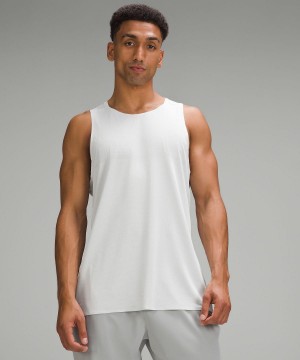 Lululemon Fast and Free Singlet Linne Herr Vita | SE_LuLu19759