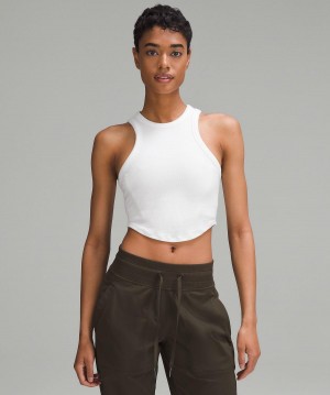 Lululemon Hold Tight Cropped Skjorta Dam Vita | SE_LuLu95089