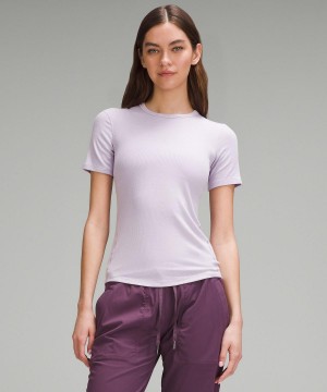 Lululemon Hold Tight Short-Sleeve T-shirt Dam Lila | SE_LuLu27664