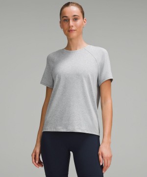 Lululemon License to Train Classic-Fit T-shirt Dam Grå | SE_LuLu92373