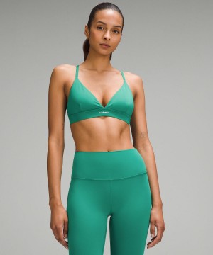 Lululemon License to Train Triangle Sport BH Dam Gröna | SE_LuLu83456