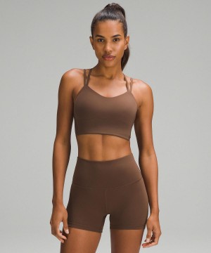 Lululemon Like a Cloud Longline Sport BH Dam Bruna | SE_LuLu77611