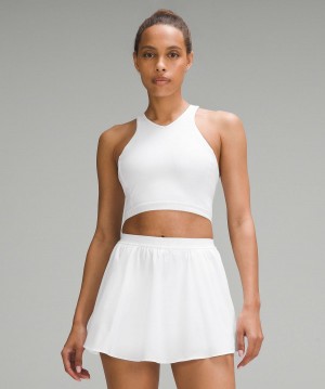 Lululemon Narrow Hem Cropped Tennis Skjorta Dam Vita | SE_LuLu67267
