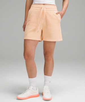 Lululemon Scuba High-Rise 5" Shorts Dam Korall | SE_LuLu88786