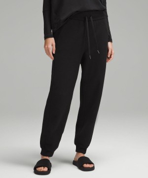 Lululemon Scuba High-Rise Relaxed Joggingbyxor Dam Svarta | SE_LuLu50997