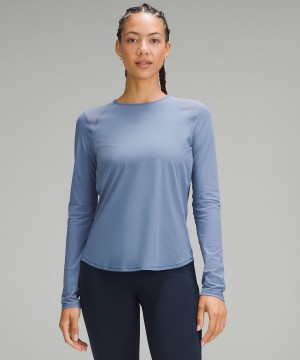 Lululemon Sculpt Långärmad Tröja Dam Blå | SE_LuLu74571