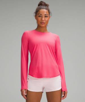 Lululemon Sculpt Långärmad Tröja Dam Rosa | SE_LuLu53833