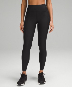 Lululemon SenseKnit Running High-Rise Tight 28" Byxor Dam Svarta | SE_LuLu36499