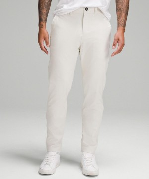 Lululemon Slim-Tapered Heavy Twill Långbyxor Herr Beige Vita | SE_LuLu15642