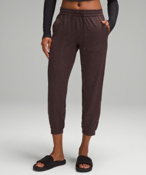 Lululemon Soft Jersey Classic-Fit Mid-Rise Byxor Dam Bruna | SE_LuLu50400