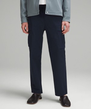 Lululemon Stretch Cotton VersaTwill Relaxed-Fit Cargo Byxor Herr Svarta | SE_LuLu45763