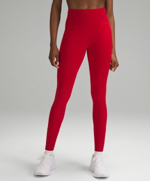 Lululemon Swift Speed High-Rise Tight 28" Byxor Dam Mörkröda | SE_LuLu76459