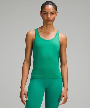 Lululemon Swiftly Tech Racerback 2.0 Linne Dam Gröna | SE_LuLu15798