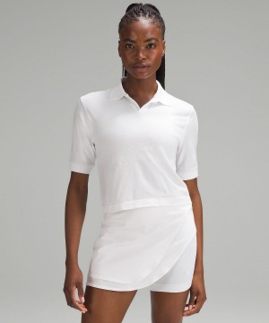Lululemon Swiftly Tech Relaxed-Fit Polo Skjorta Dam Vita | SE_LuLu39846