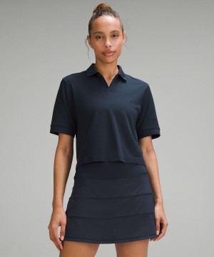 Lululemon Swiftly Tech Short-Sleeve Skjorta Dam Marinblå | SE_LuLu43507