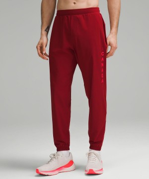 Lululemon Team Canada Surge Byxor Herr Mörkröda | SE_LuLu38193