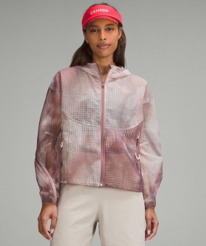 Lululemon Team Canada Women's Translucent Hooded Kappor & Jackor Dam Olika Färger | SE_LuLu70318