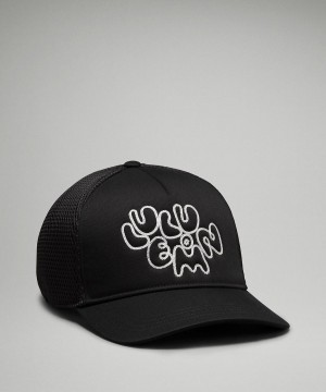 Lululemon Trucker Hatt Herr Svarta | SE_LuLu11002