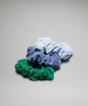 Lululemon Uplifting Scrunchies Nulu Hair Accessories Dam Gröna Blå | SE_LuLu14313
