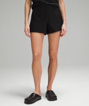 Lululemon Utilitech Relaxed-Fit High-Rise 3.5" Shorts Dam Svarta | SE_LuLu15450
