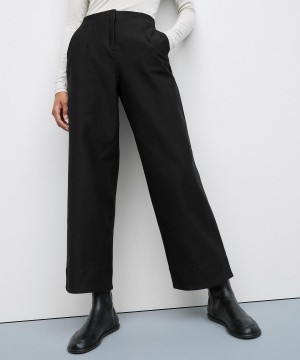 Lululemon Utilitech Relaxed Mid-Rise Trouser 7/8 Length Byxor Dam Svarta | SE_LuLu91266