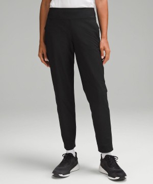 Lululemon Warpstreme Multi-Pocket Mid-Rise Golf28" Byxor Dam Svarta | SE_LuLu29126