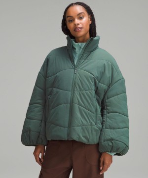 Lululemon Wave-Quilt Insulated Kappor & Jackor Dam Gröna | SE_LuLu33252