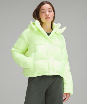 Lululemon Wunder Puff Cropped Kappor & Jackor Dam Gröna | SE_LuLu74158