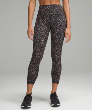 Lululemon Wunder Train High-Rise Crop 23" Byxor Dam Rosa Olika Färger | SE_LuLu91040