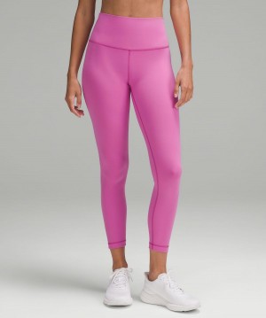 Lululemon Wunder Train High-Rise Tight 25" Leggings Dam Rosa | SE_LuLu77425