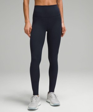Lululemon Wunder Train High-Rise Tight 31" Byxor Dam Marinblå | SE_LuLu97150