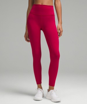 Lululemon Wunder Train High-Rise Tight with Pockets 25" Byxor Dam Röda | SE_LuLu36995