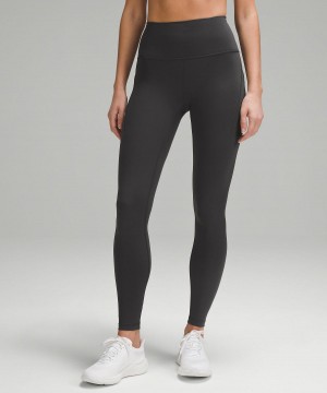 Lululemon Wunder Train High-Rise Tight with Pockets 28" Byxor Dam Mörkgrå | SE_LuLu69118