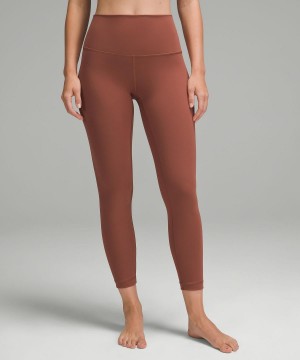 Lululemon Wunder Under SmoothCover High-Rise Tight 25" Byxor Dam Koppar | SE_LuLu39788
