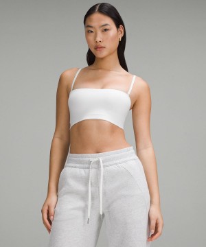 Lululemon Wundermost Ultra-Soft Nulu Bandeaulette Sport BH Dam Vita | SE_LuLu74141